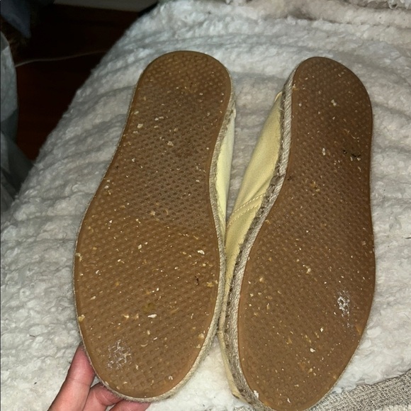 TOMS Light Yellow Espadrille Shoes - Picture 7 of 13